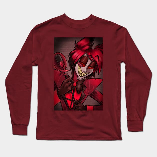 Alastor Long Sleeve T-Shirt by GummyDoodles 